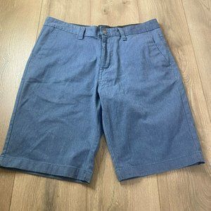 Volcom Shorts Mens 33 Blue VMonty Stretch Cotton Blend Pockets  10" Inseam NWOT